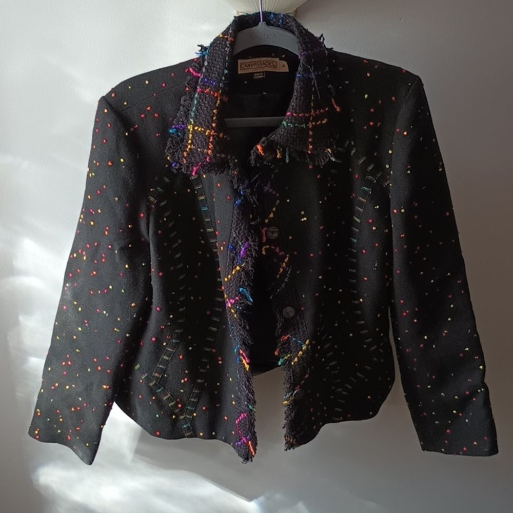 Canvasbacks Vintage 90 confetti blazer